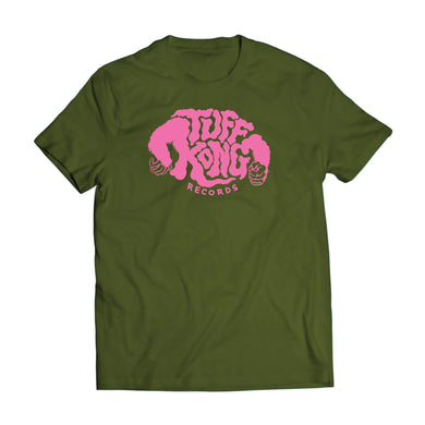 Pink / Military Green Logo (T-Shirt)